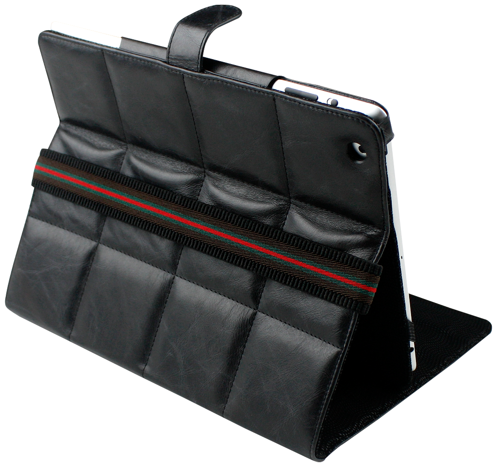 Luvvitt PERFETTO - Full Grain Genuine Leather iPad 2 / iPad 3 / Case with screen auto sleep/awake function, built-in sta