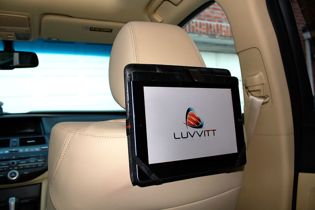 Luvvitt PERFETTO - Full Grain Genuine Leather iPad 2 / iPad 3 / Case with screen auto sleep/awake function, built-in sta