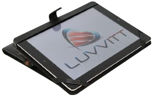 Luvvitt PERFETTO - Full Grain Genuine Leather iPad 2 / iPad 3 / Case with screen auto sleep/awake function, built-in sta