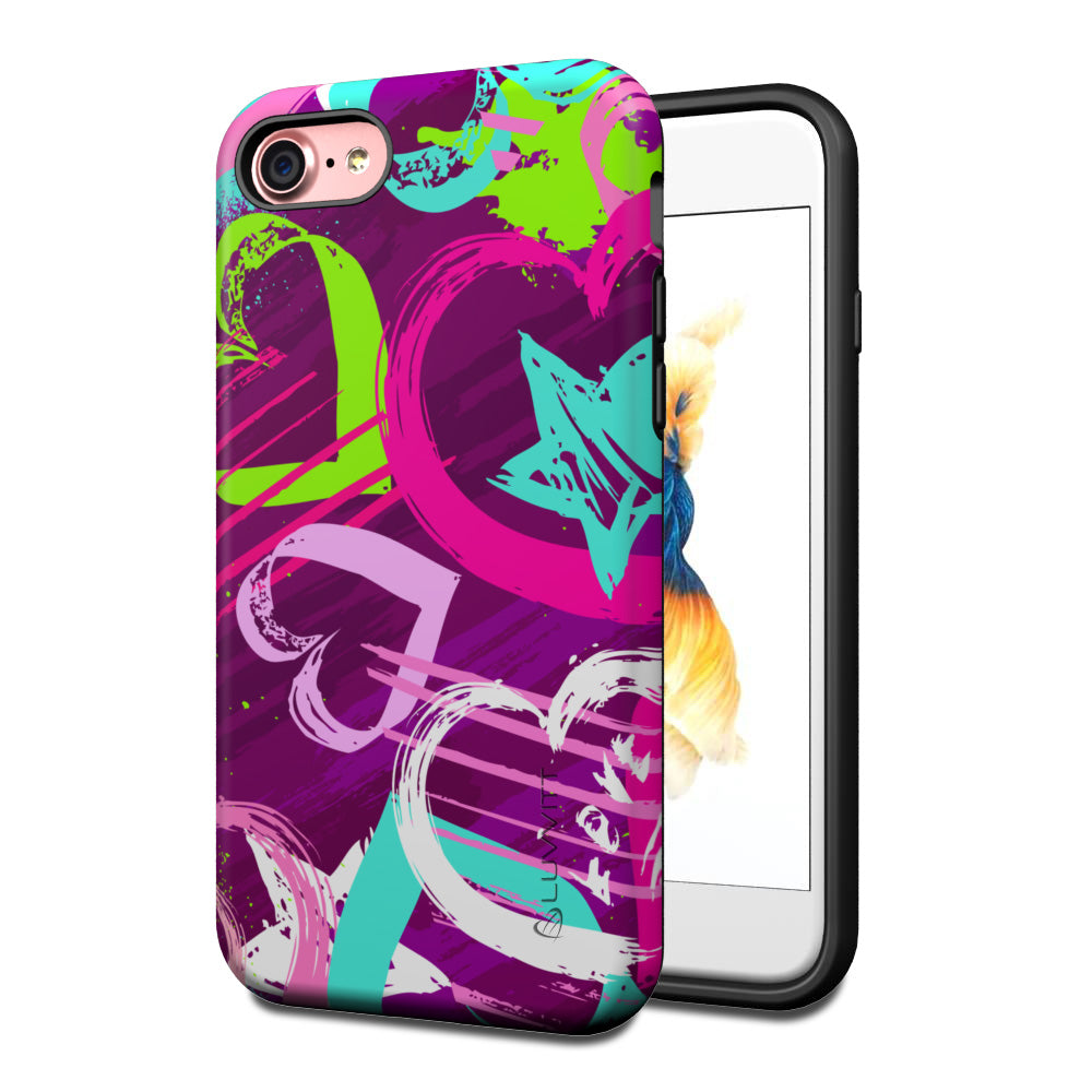 LUVVITT ARTOLOGY Armor Case for iPhone 7 | Dual Layer Back Cover - P001