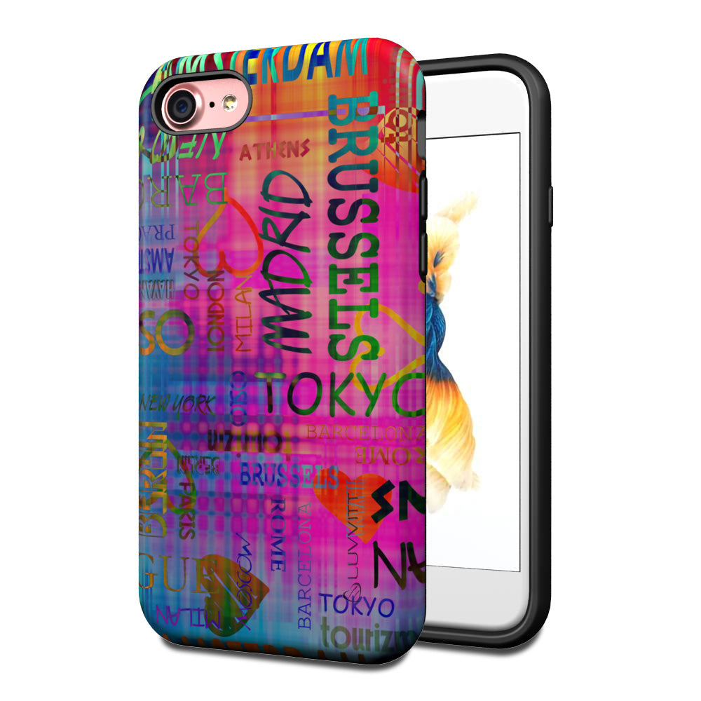 LUVVITT ARTOLOGY Armor Case for iPhone 7 Plus | Dual Layer Back Cover - P014