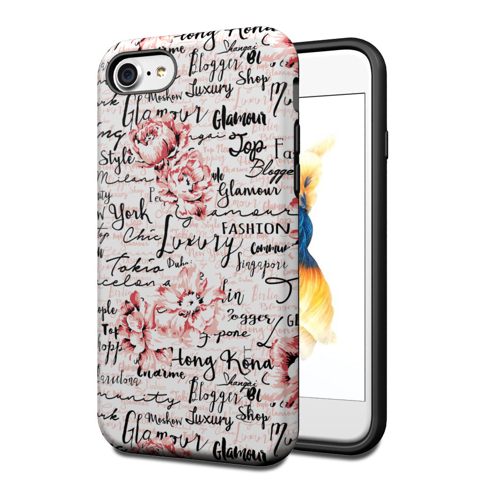 LUVVITT ARTOLOGY Case and Tempered Glass Set for iPhone 7/8 - Bundle R015