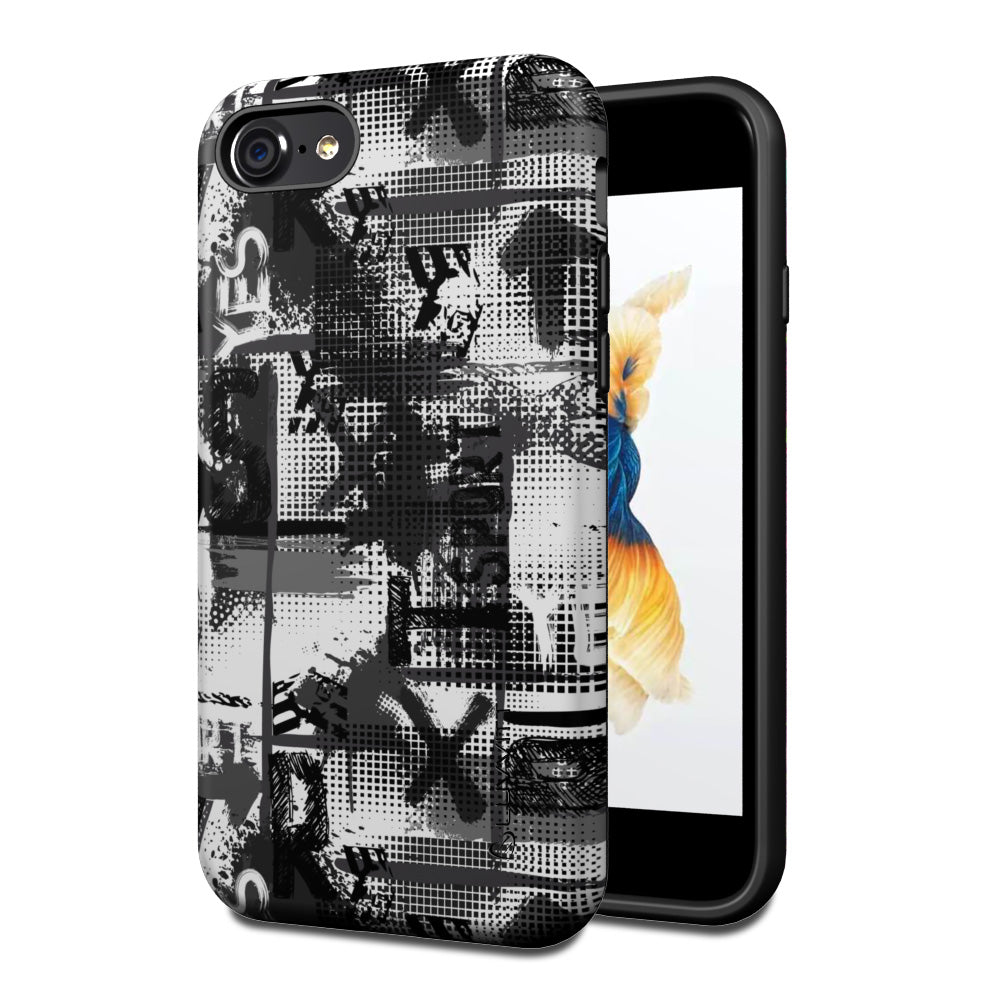 LUVVITT ARTOLOGY Case and Tempered Glass Set for iPhone 7/8 Plus - Bundle P016