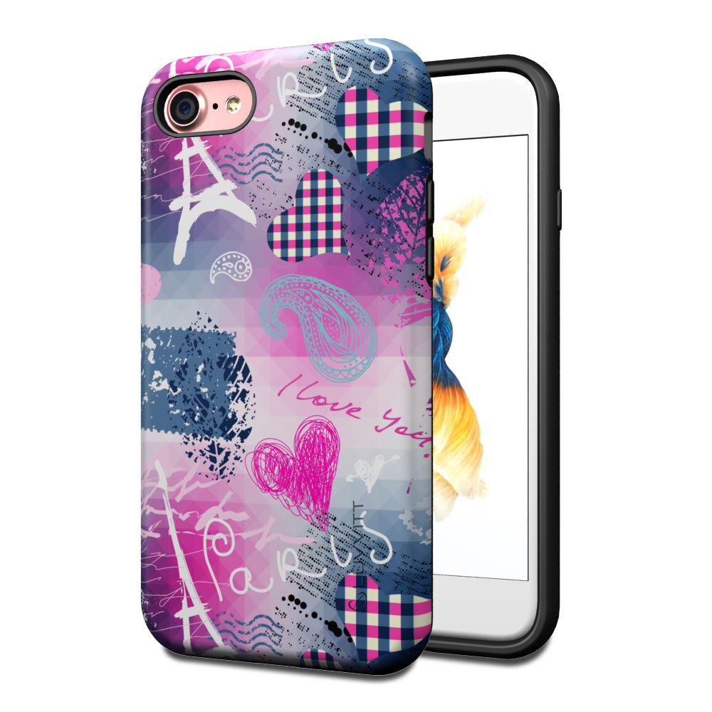 LUVVITT ARTOLOGY Armor Case for iPhone 7 Plus | Dual Layer Back Cover - P017