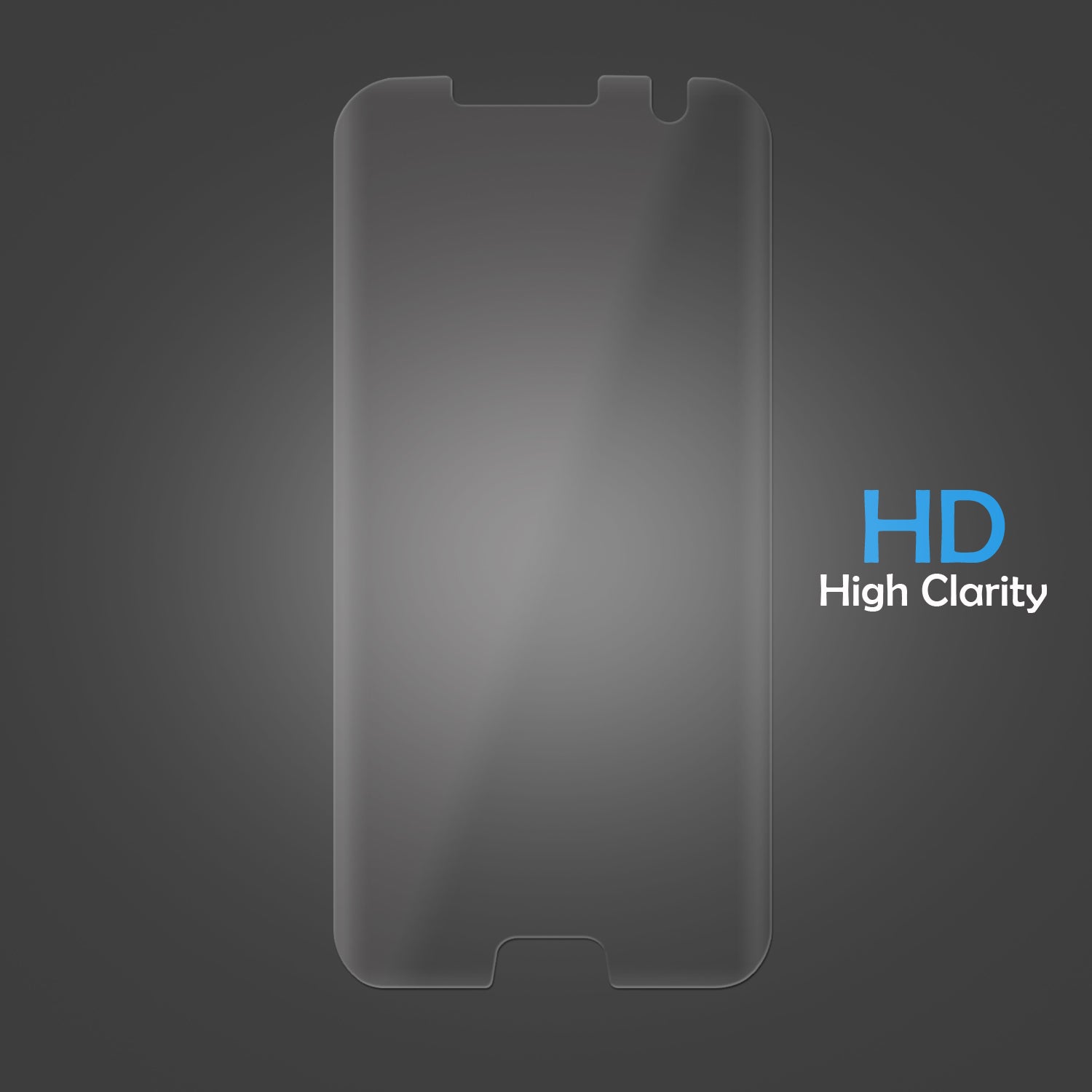 LUVVITT TEMPERED GLASS Screen Protector Case Fiendly for Galaxy S7 Edge - Clear