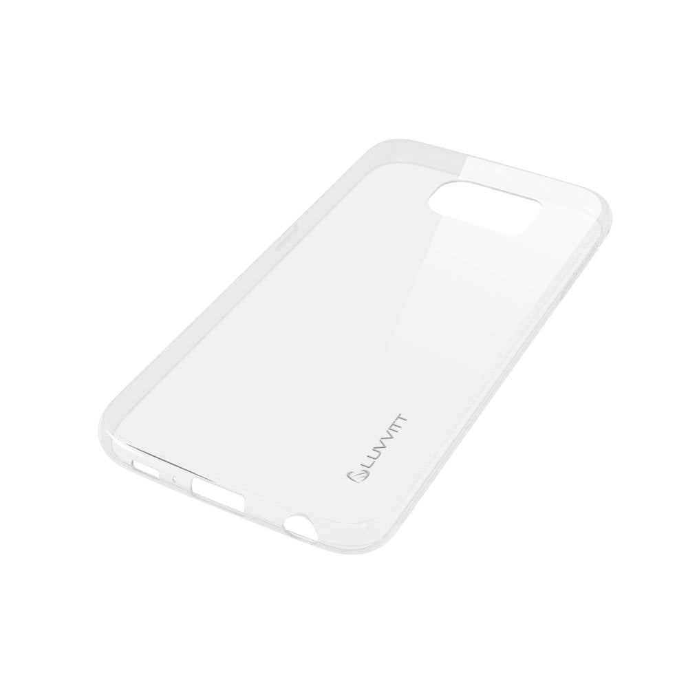 LUVVITT ULTRA SLIM Galaxy S6 Case | Transparent TPU Rubber Back Cover - Clear