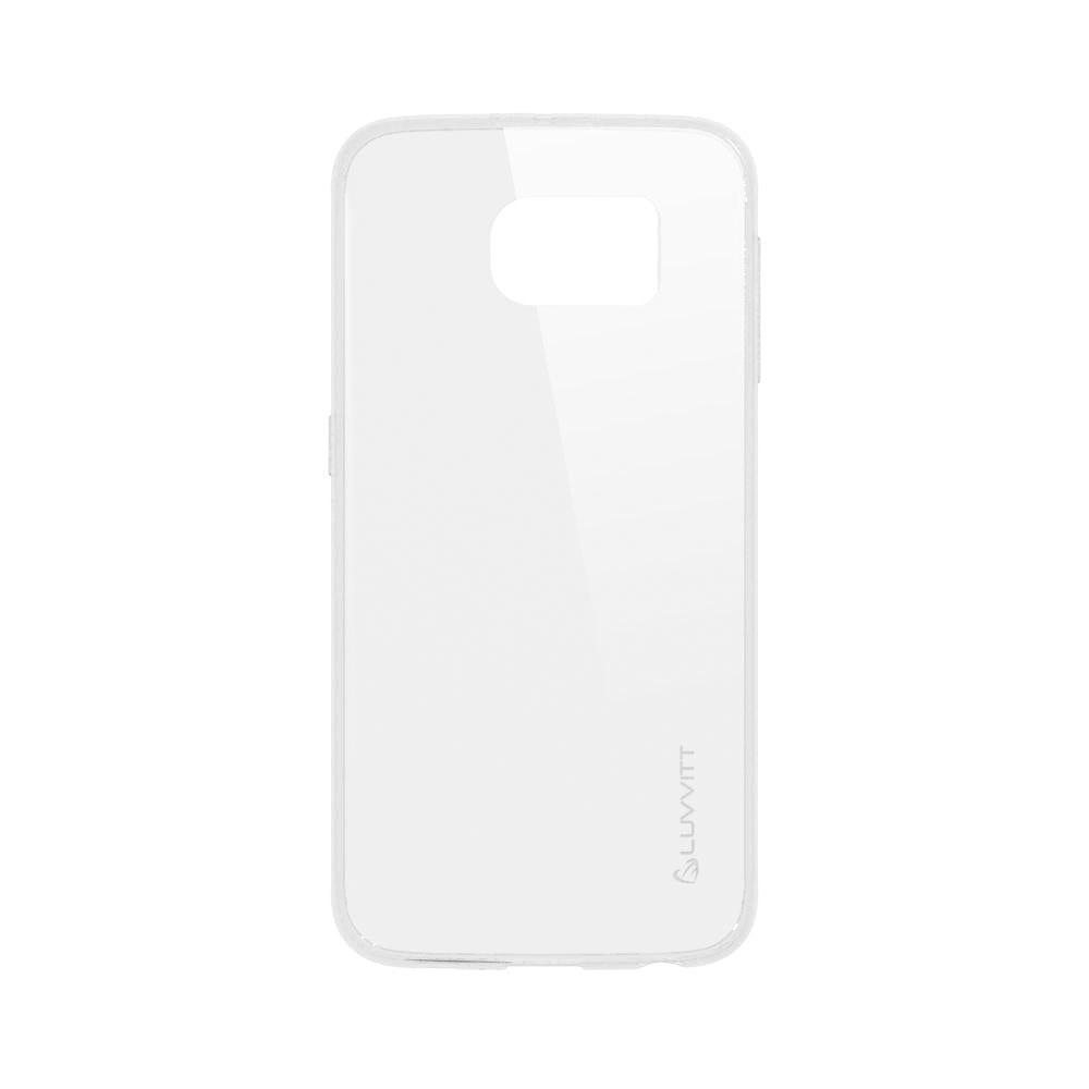 LUVVITT ULTRA SLIM Galaxy S6 Case | Transparent TPU Rubber Back Cover - Clear