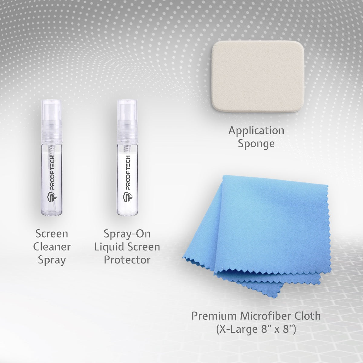 SPRAY ON Liquid Glass Screen Protector Wipe On Nano Protection for All Devices