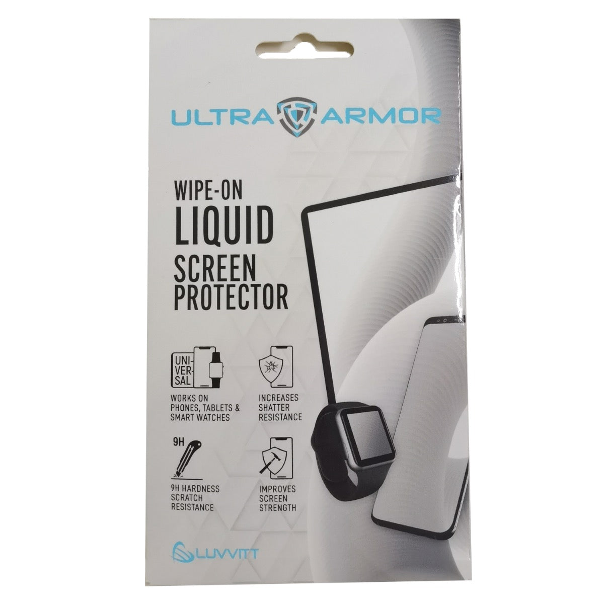 Ultra Armor Liquid Glass Screen Protector for All Smartphones Tablets and Watches