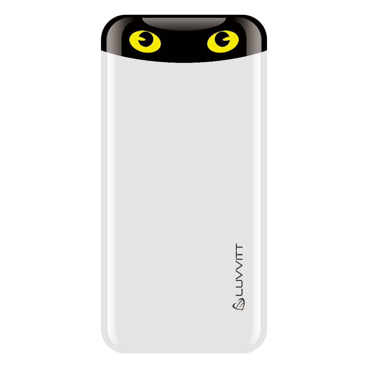 LUVVITT EMOJI Power Bank 6000 mAh Ultra Slim Portable Charger - White