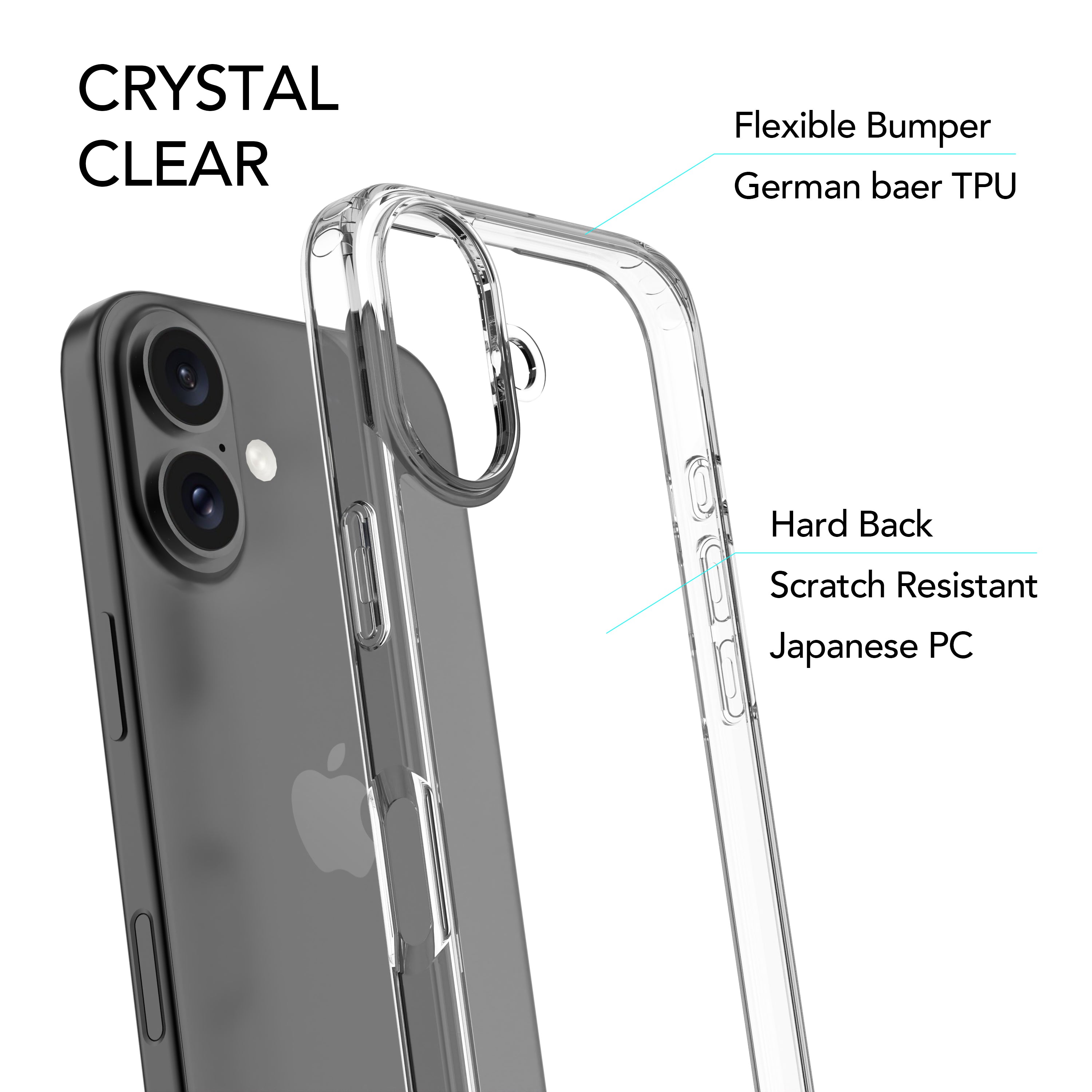 LUVVITT ClearView Case for iPhone 16 Pro Max