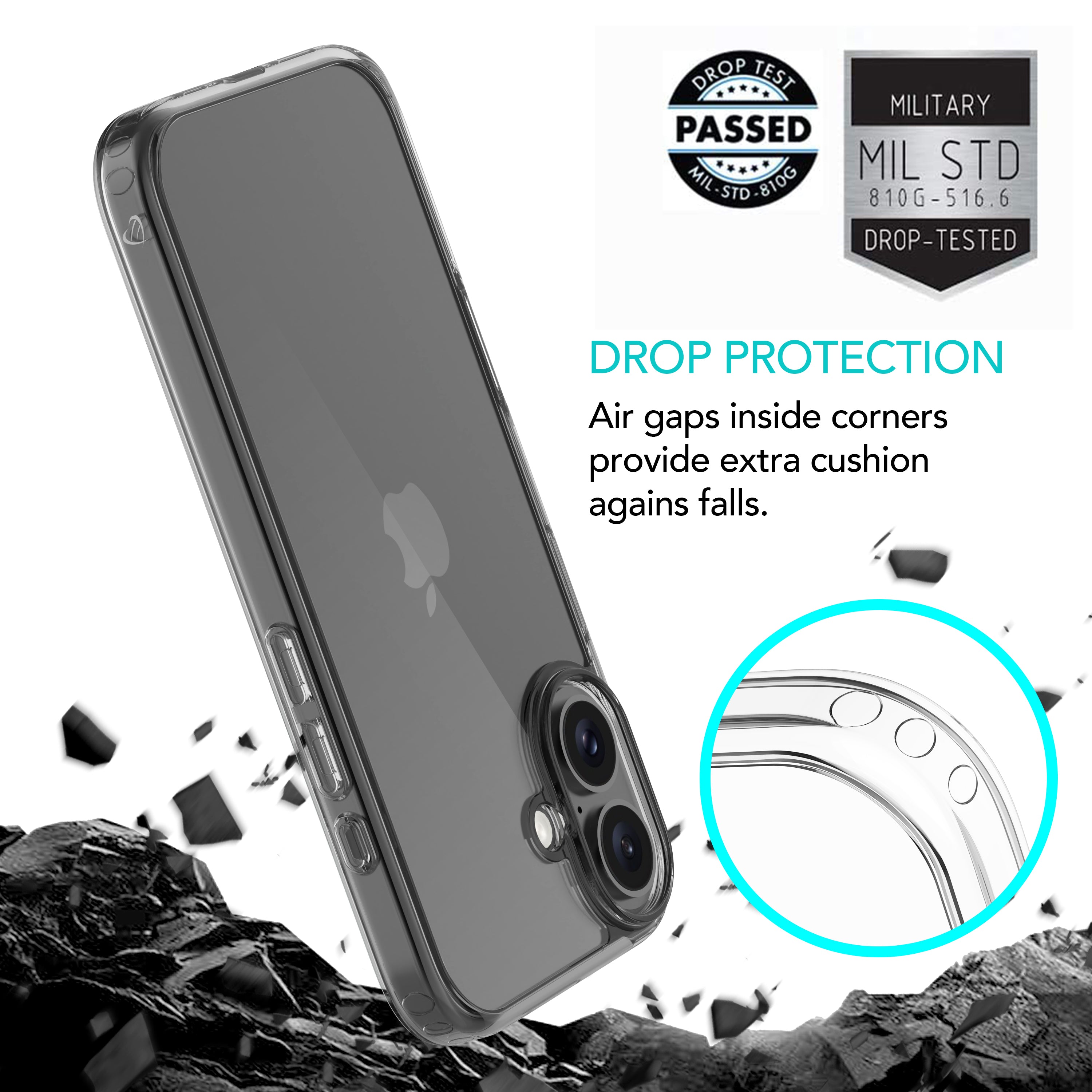 LUVVITT ClearView Case for iPhone 16 Pro Max