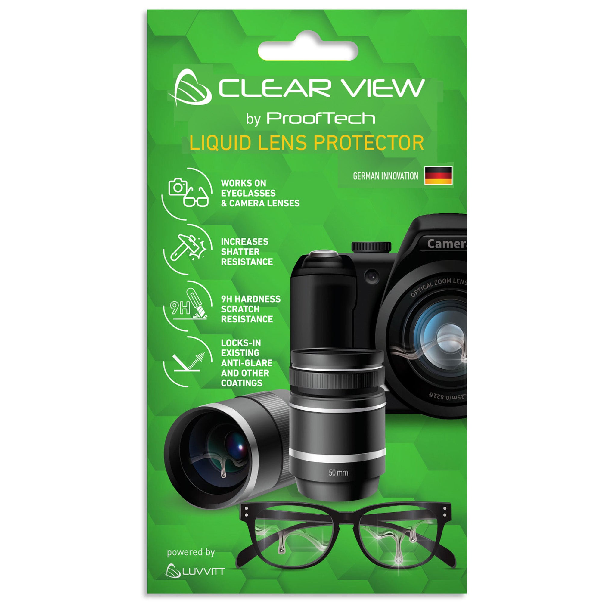 Luvvitt Liquid Glass Lens Protector for Eyeglasses Sunglasses and Camera Lenses