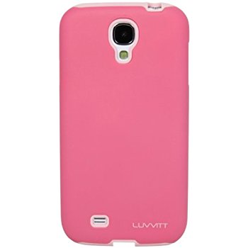 LUVVITT ARMOR SHELL Dual Layer Shock Absorbing Case for Samsung Galaxy S4 Pink