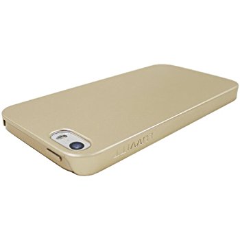 LUVVITT CRYSTAL VIEW Hard Shell Anti-Scratch Case for iPhone 5 / 5S - Gold