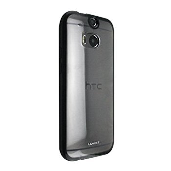 LUVVITT CLEARVIEW HTC One M8 Case | Transparent Case / Cover - Clear | Black