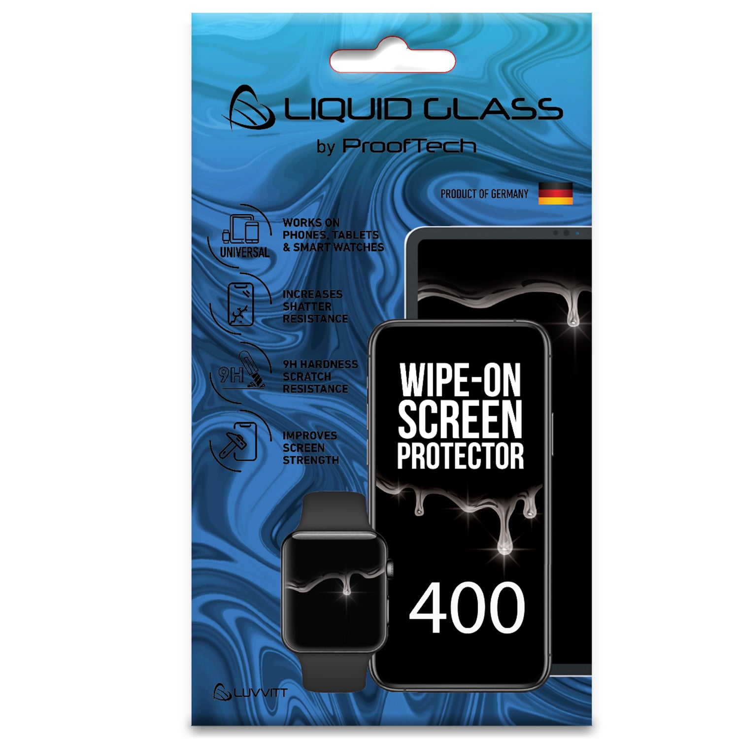 Liquid Glass Screen Protector with $400 Screen Protection Guarantee - Universal