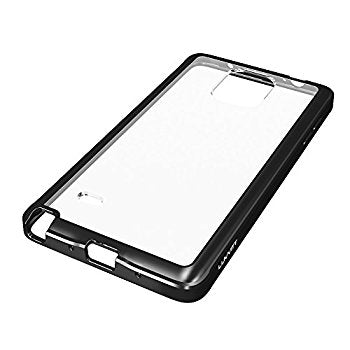 LUVVITT CRYSTAL VIEW Case for Galaxy Note 4 / Slim Back Cover - Clear / Black