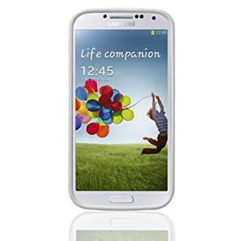 LUVVITT HYBRID Transparent Case / Cover for GalaxyS4 - Clear / White