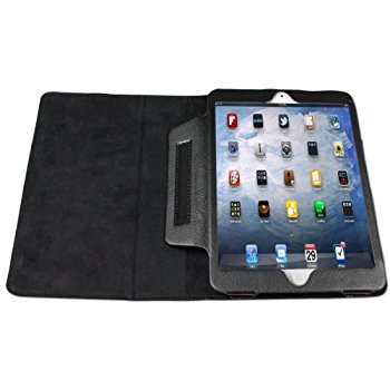 LUVVITT 3D Slim Folio Case Cover for iPad MINI / iPad MINI 2 - Black