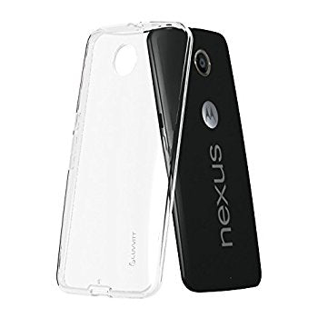 LUVVITT CLEARVIEW Case for Google Nexus 6 / Slim Back Cover - Clear / Black