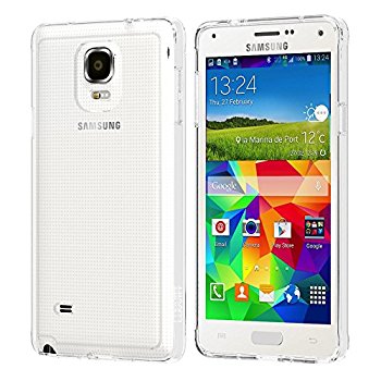 LUVVITT® CLEARVIEW Case for Galaxy Note 4 / Slim Back Cover - Crystal Clear