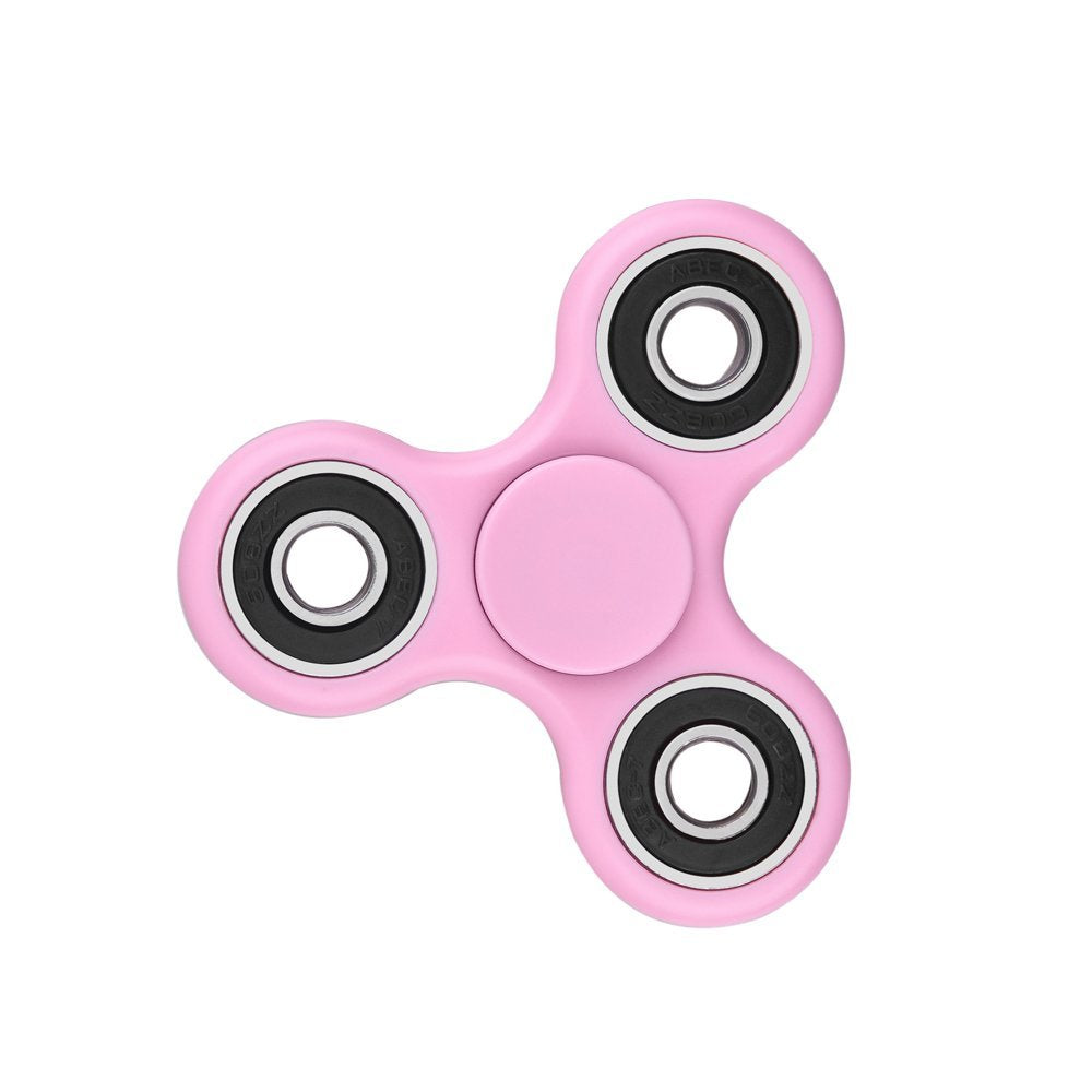 LUVVITT Fidget Spinner Premium Toy for Stress Relief and Focus - Pink