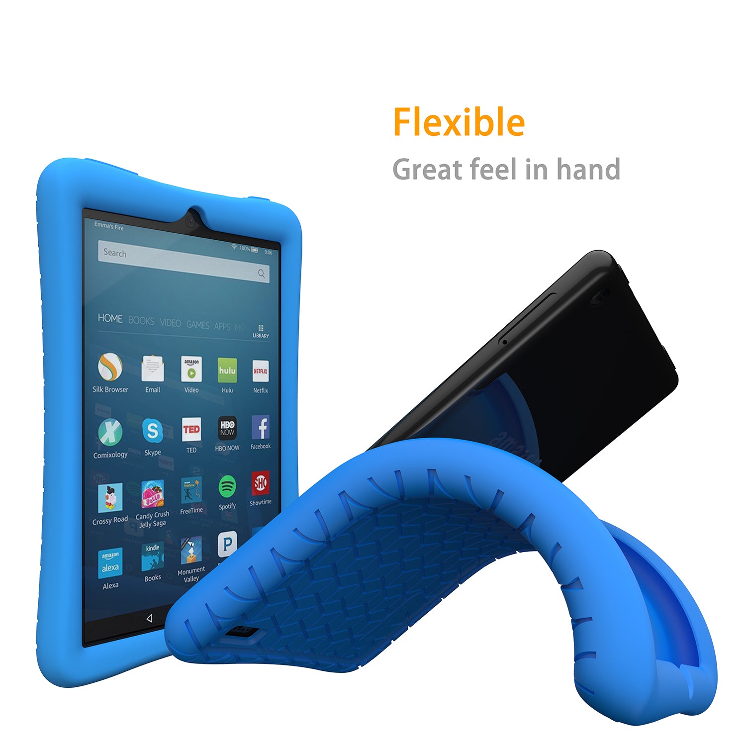 Used Kurio 7 Xtreme Tablet Bumper Protection Case – Blue (Good Condition)