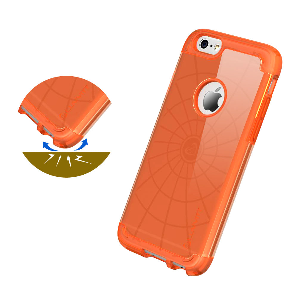 LUVVITT ULTRA ARMOR iPhone 6 / 6S Case | Dual Layer Back Cover - Neon Orange