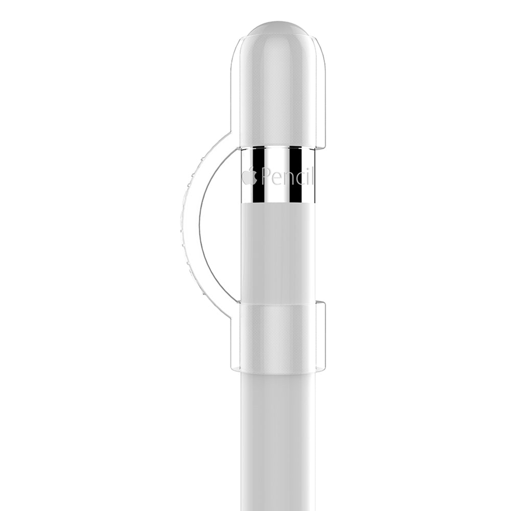 LUVVITT Cap Holder for Apple Pencil Soft Cap Saver / Keeper - Clear