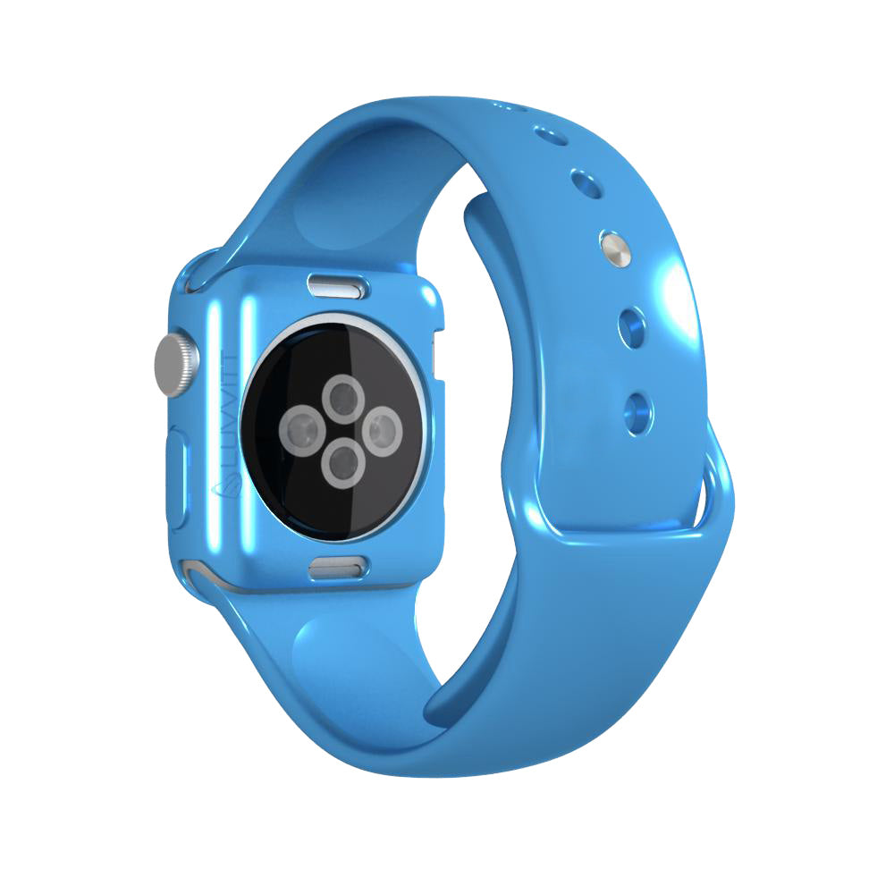 LUVVITT CLARITY Apple Watch Case 42mm - Blue