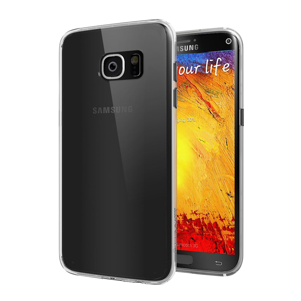 LUVVITT CLEARVIEW Samsung Galaxy S7 Edge Case - Clear