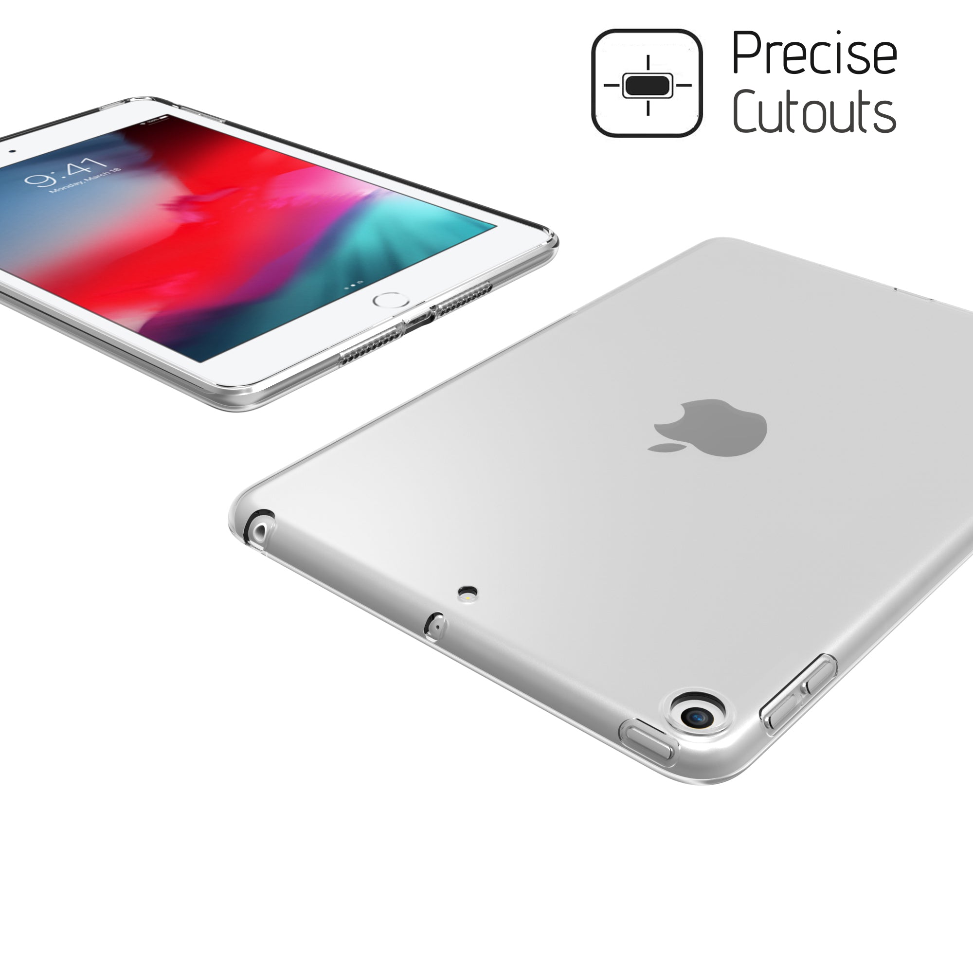 Luvvitt iPad Mini 5 Case 2019 CLARITY Flexible Light TPU Slim Cover - Clear