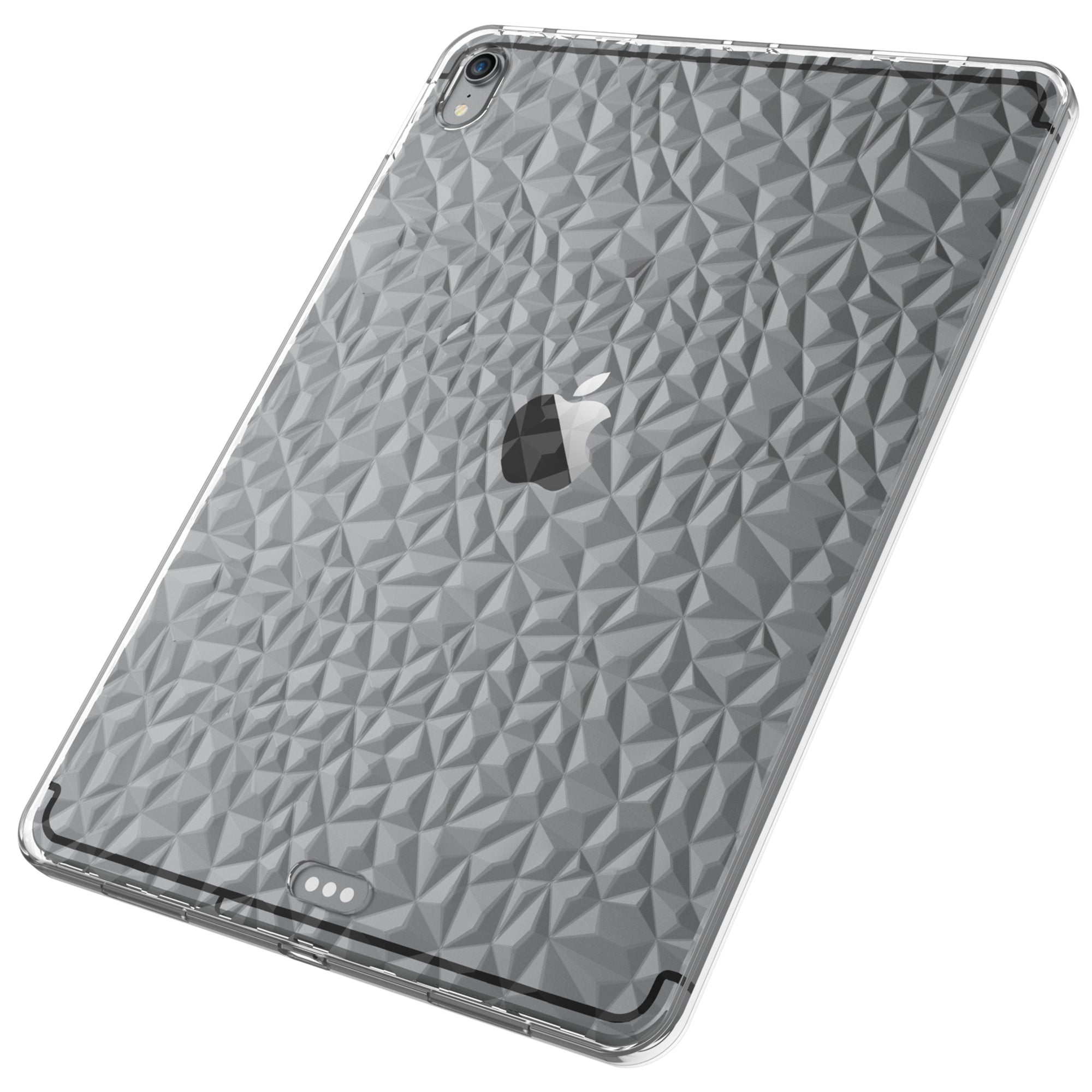 Luvvitt iPad Pro 11 Case CLEAR DIAMOND TPU Flexible Back Cover for 2018 - Clear