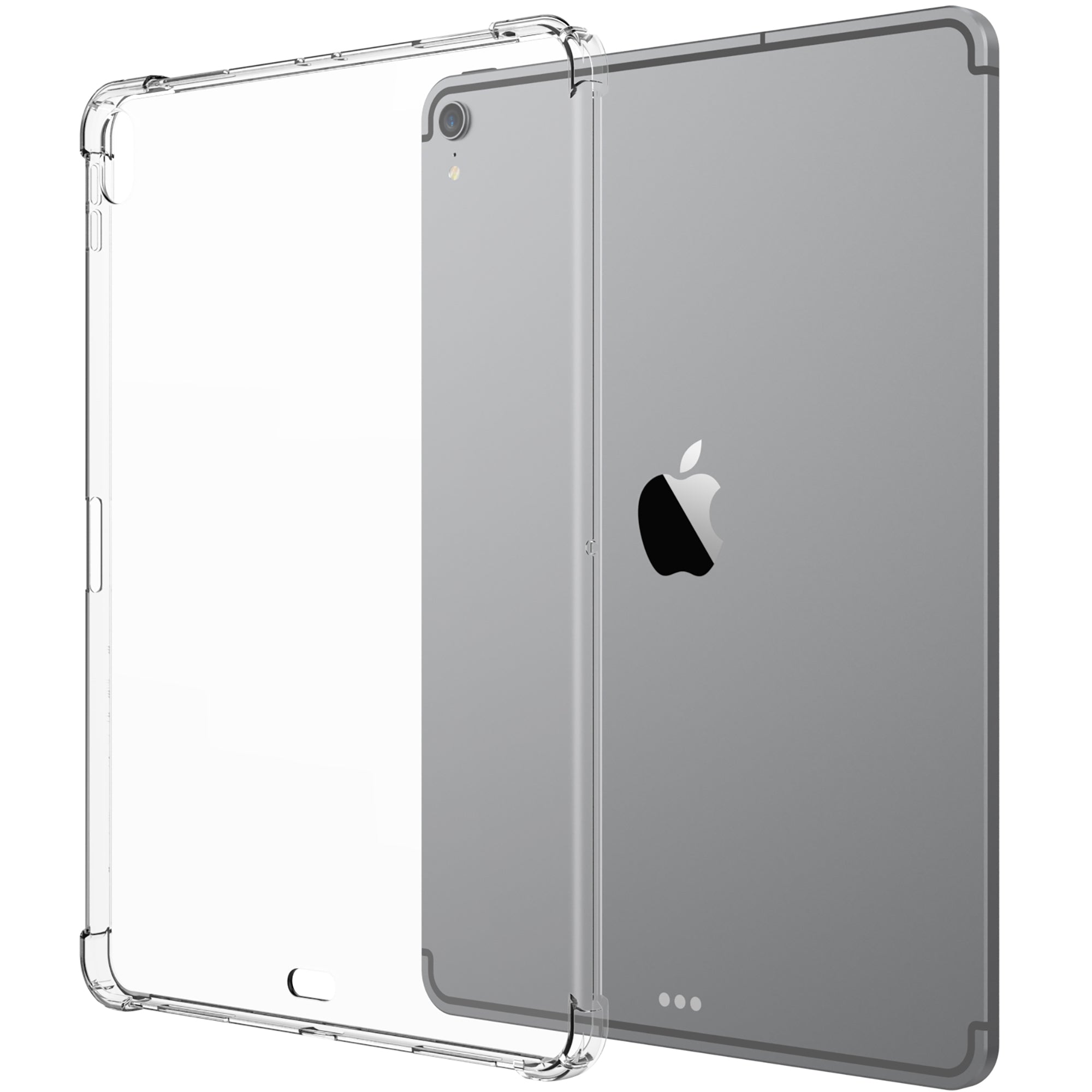 Luvvitt iPad Pro 11 Case CRYSTAL VIEW Flexible Slim TPU Back Cover 2018 - Clear
