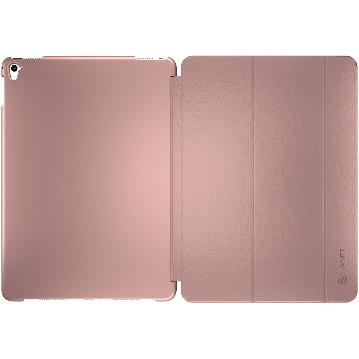 LUVVITT RESCUE Case Full Front and Back Cover for iPad Pro 12.9 Rose Gold 2017