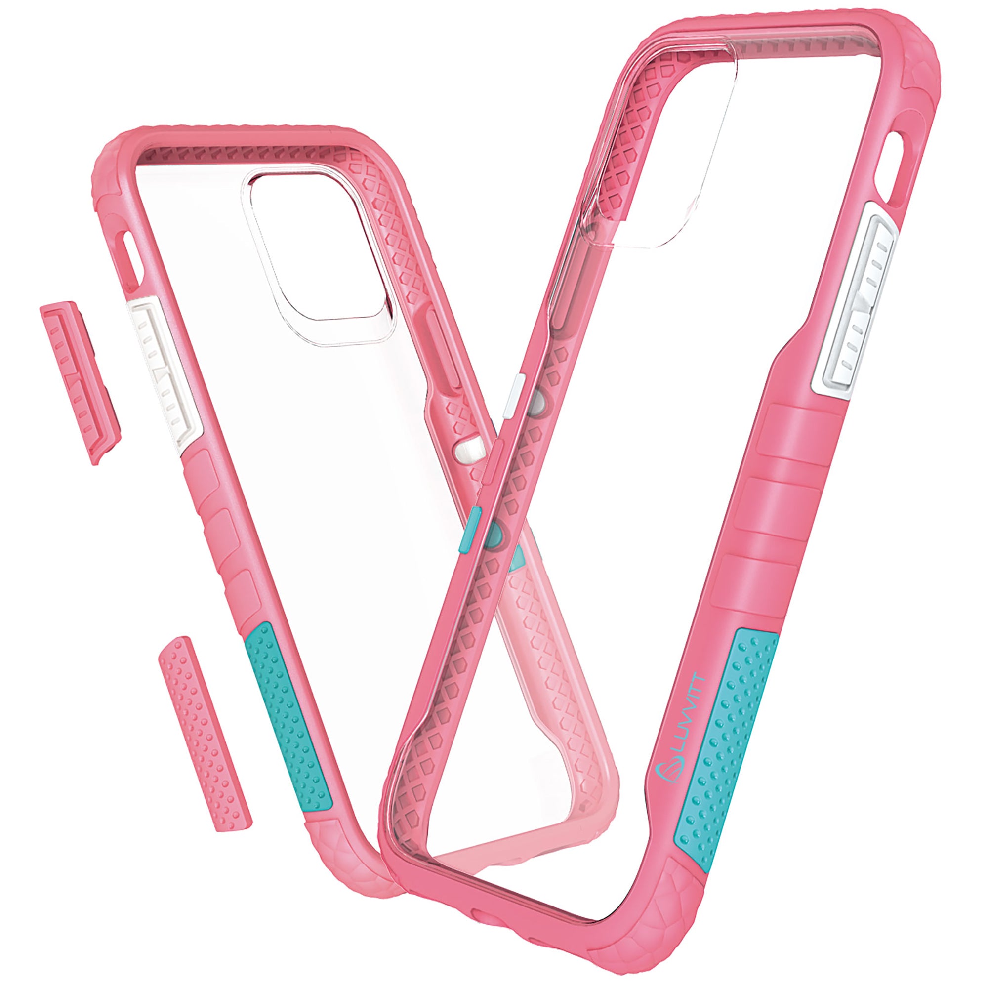 Luvvitt ProofTech Hybrid Case with AntiShock Protection for Apple iPhone 11 2019 - Pink