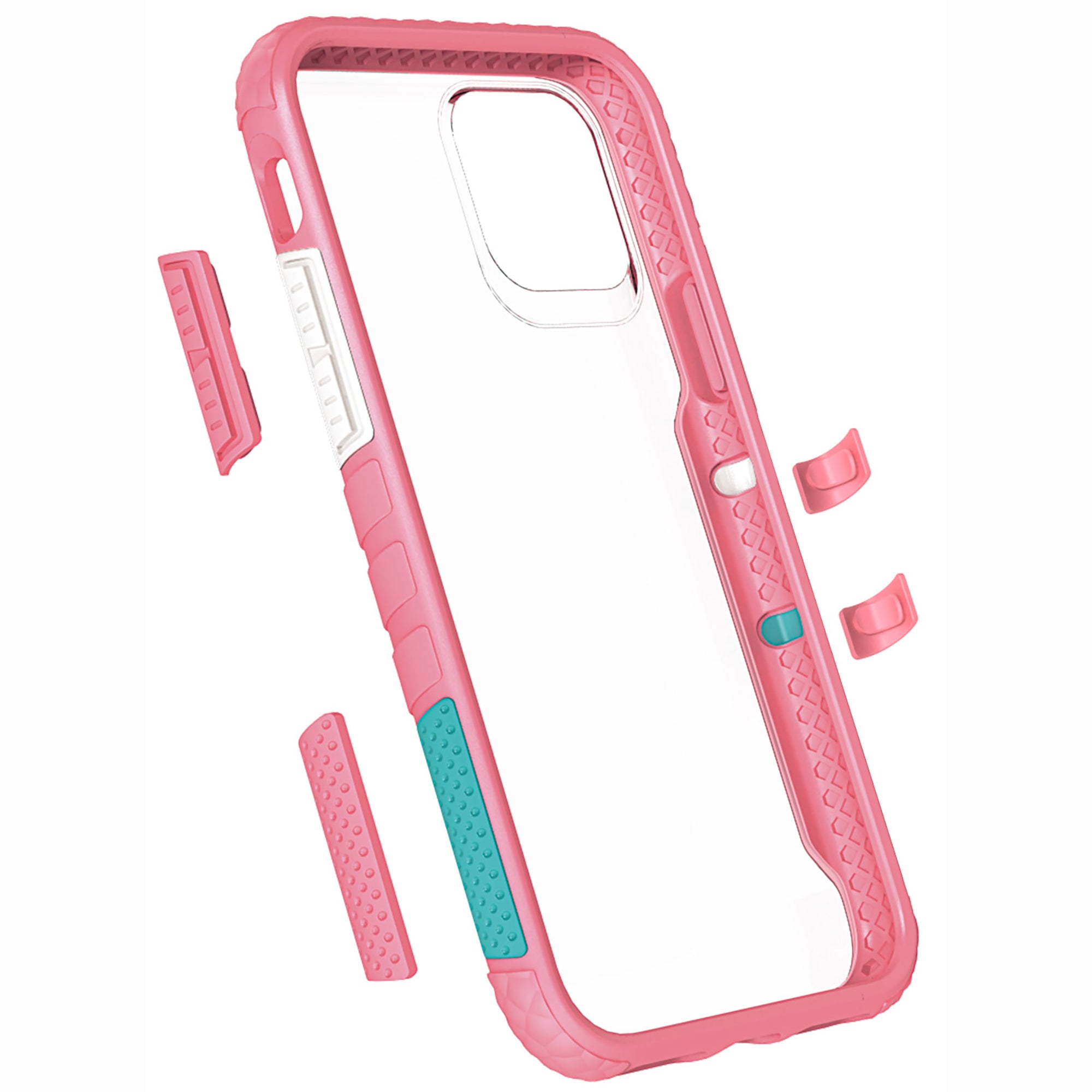 Luvvitt ProofTech Hybrid Case with AntiShock Protection for Apple iPhone 11 2019 - Pink