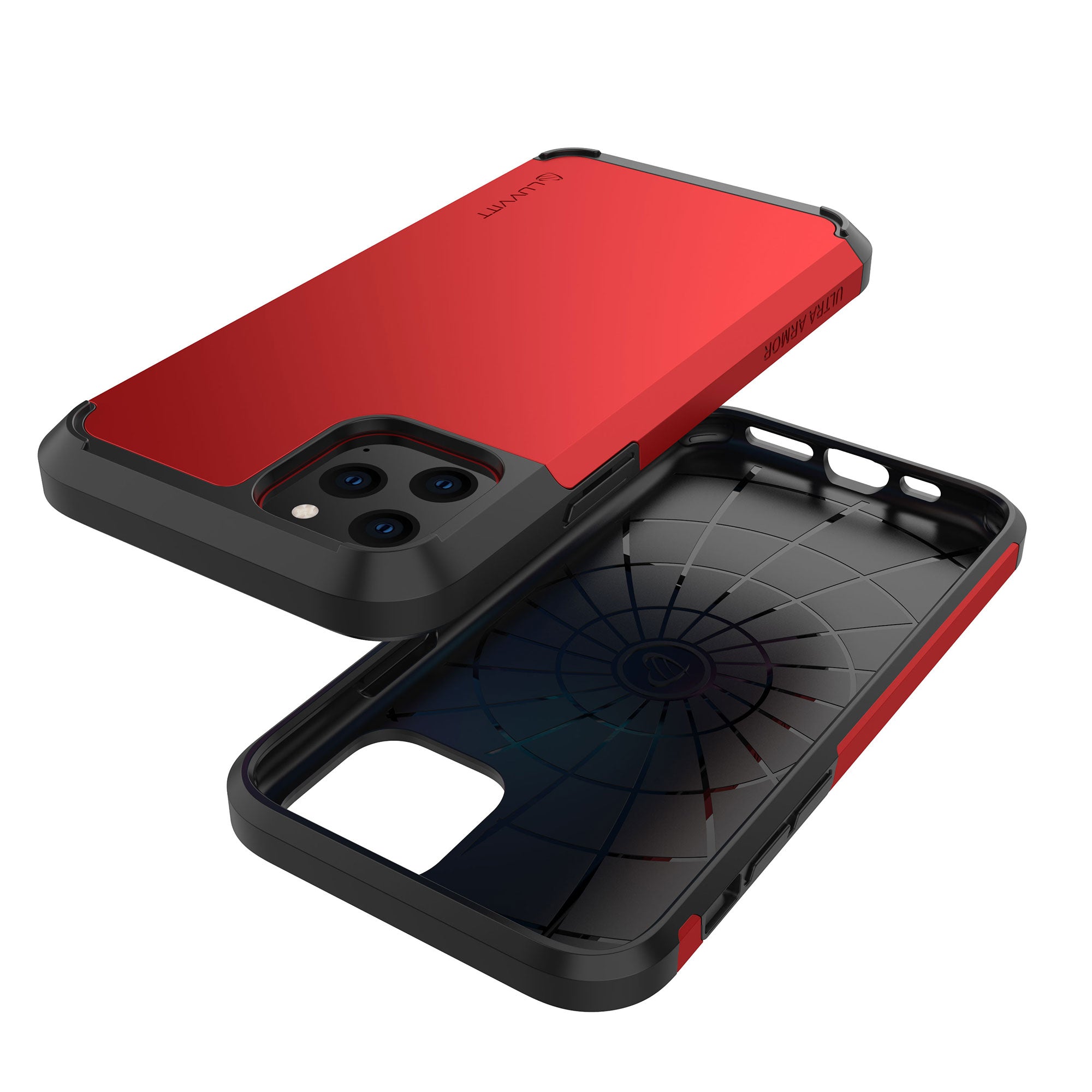 Luvvitt Ultra Armor Dual Layer Heavy Duty Case for iPhone 11 Pro 2019 - Red