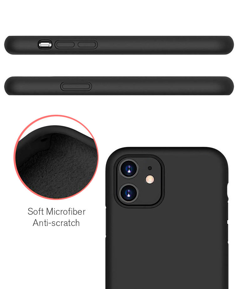 Luvvitt Liquid Silicone Case for Apple iPhone 11 Pro 2019 - Black