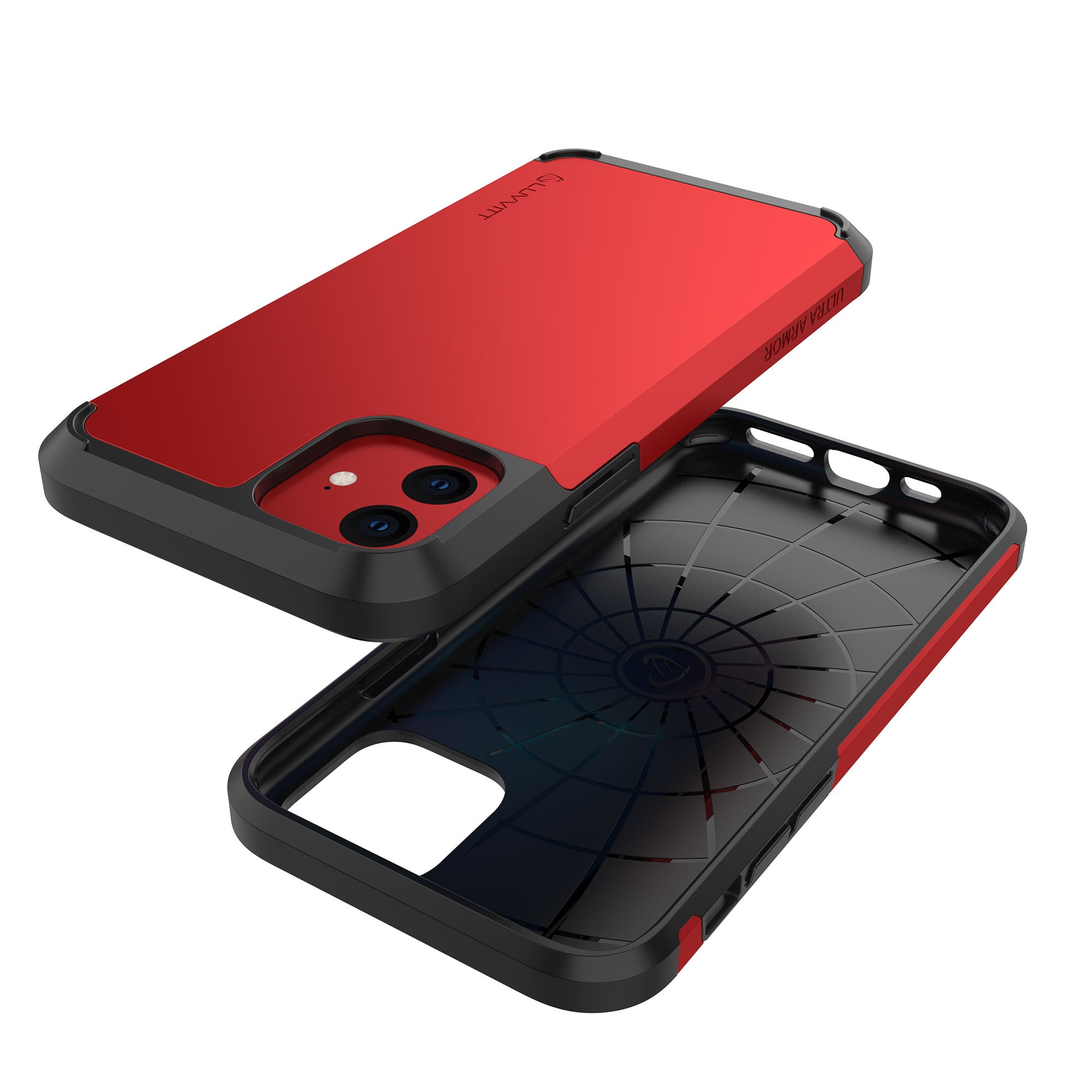 Luvvitt Ultra Armor Dual Layer Heavy Duty Case for iPhone 11 2019 - Red