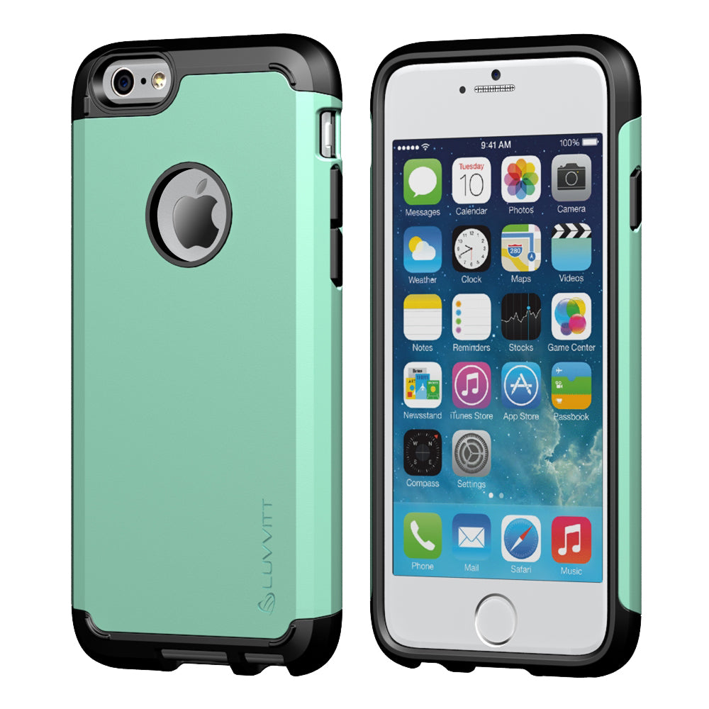LUVVITT ULTRA ARMOR iPhone 6/6s PLUS Case | Back Cover for iPhone 5.5 in - Mint