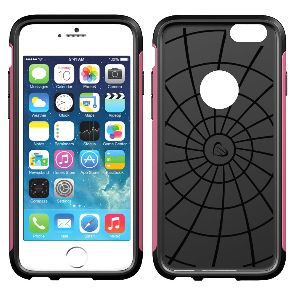 LUVVITT ULTRA ARMOR iPhone 6/6s PLUS Case | Back Cover for iPhone 5.5 in - Pink
