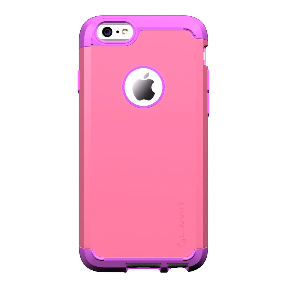 LUVVITT [Ultra Armor] Shock Absorbing Case Best Heavy Duty Dual Layer Tough Cover for Apple iPhone 6/6s PLUS
