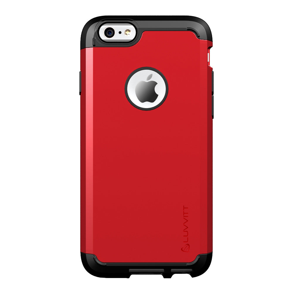 LUVVITT ULTRA ARMOR iPhone 6 / 6S Case | Dual Layer Back Cover - Red