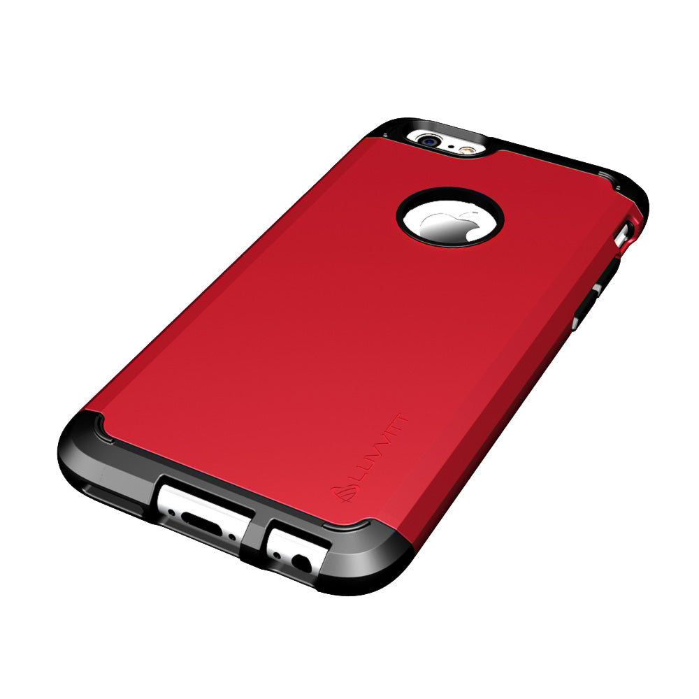 LUVVITT ULTRA ARMOR iPhone 6 / 6S Case | Dual Layer Back Cover - Red