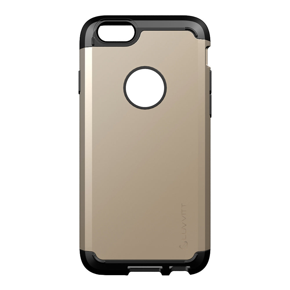 LUVVITT ULTRA ARMOR iPhone 6 / 6S Case | Dual Layer Back Cover - Gold