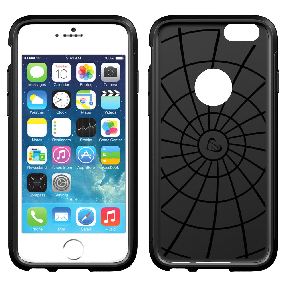 LUVVITT ULTRA ARMOR iPhone 6 / 6S Case | Dual Layer Back Cover - Black