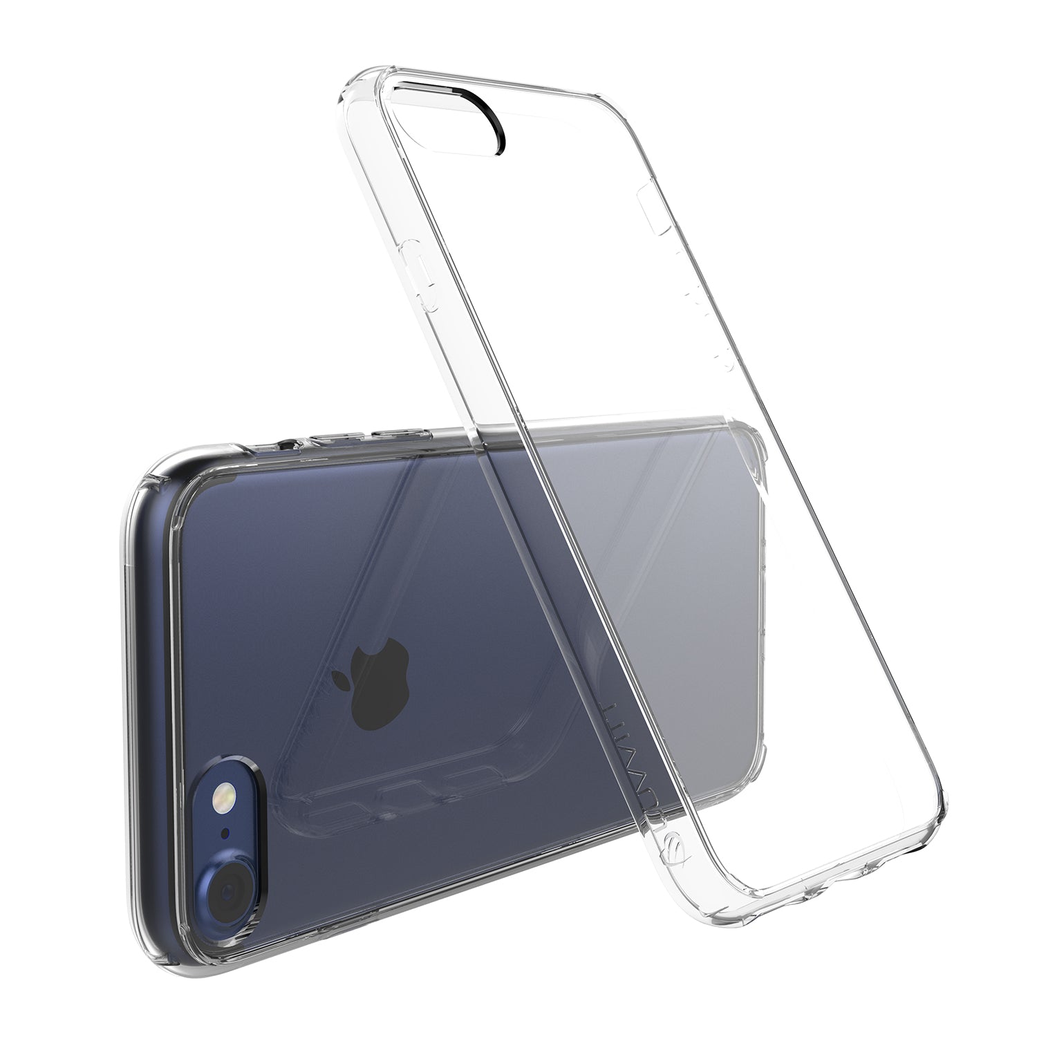 Luvvitt Clear View Hybrid Case for iPhone 8 - Crystal Clear