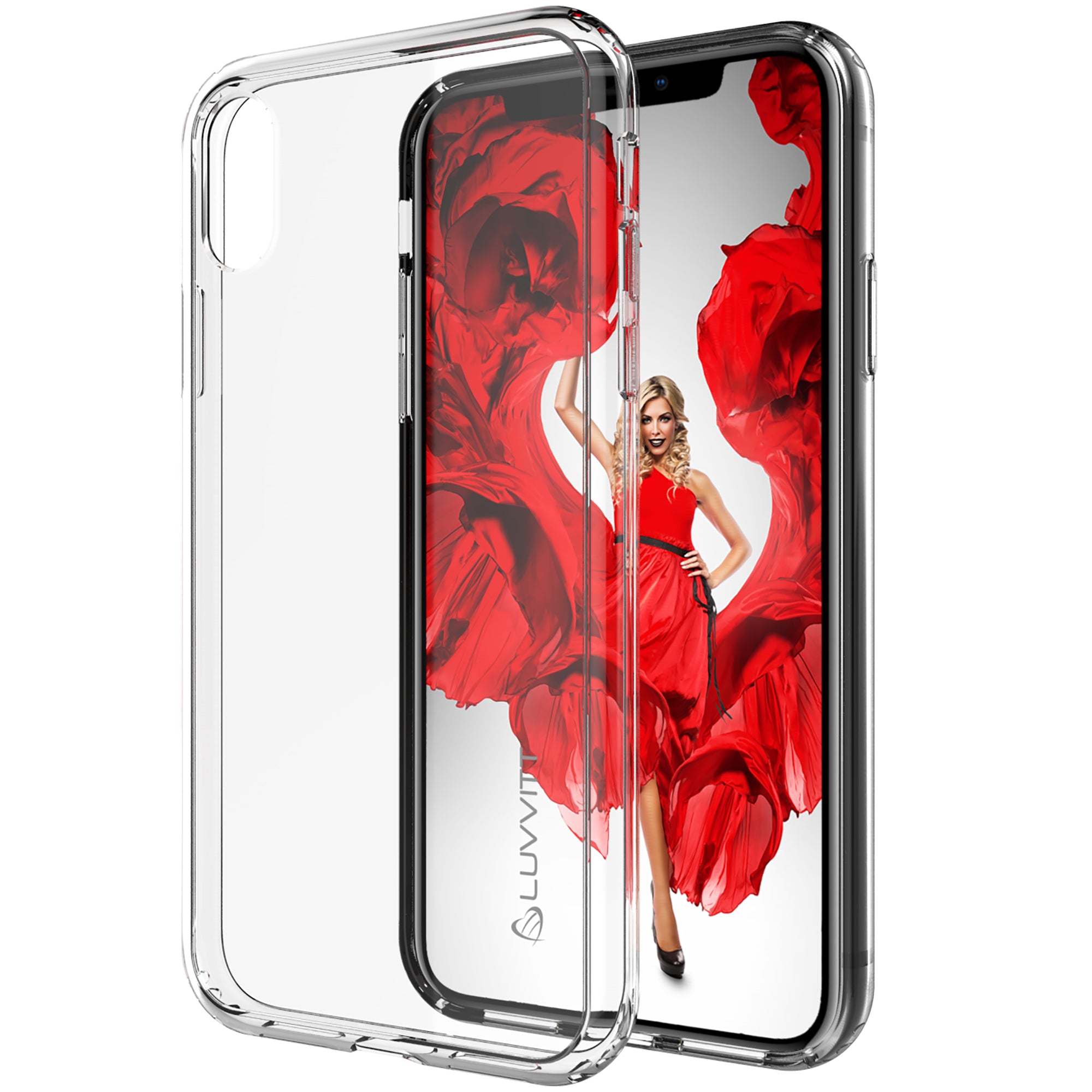 Luvvitt iPhone XR Case Clear View Hybrid Cover for iPhone XR with 6.1 inch Screen 2018